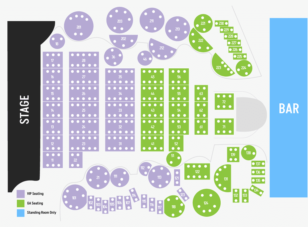Sony Hall Floor Plan